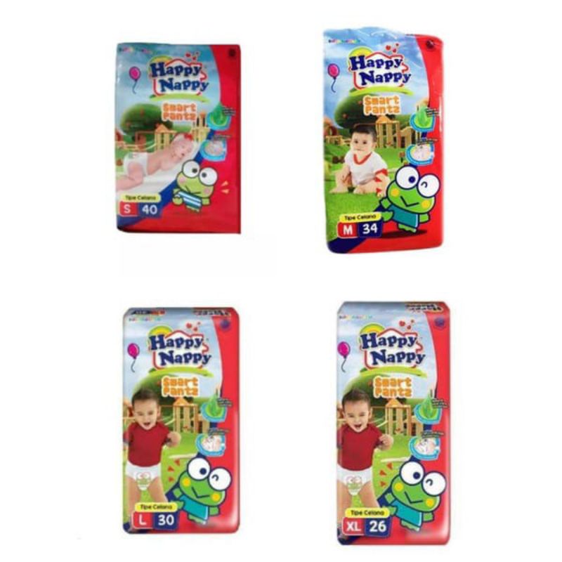 HAPPY NAPPY SMART PANTZ S40/M34/L30/XL26