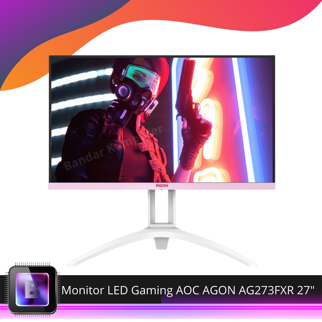 Monitor LED Gaming AOC AGON AG273FXR 27" inch IPS 1080P 144hz 1ms PINK