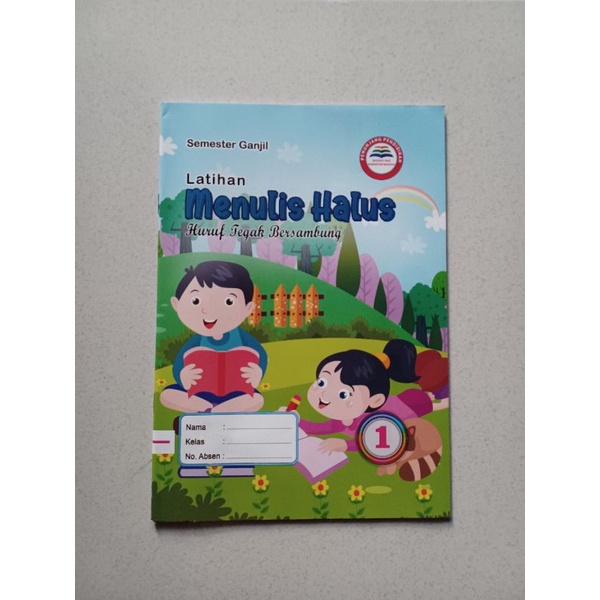 Buku Latihan Menulis Halus Huruf Tegak Bersambung Kelas 1 Semester 1