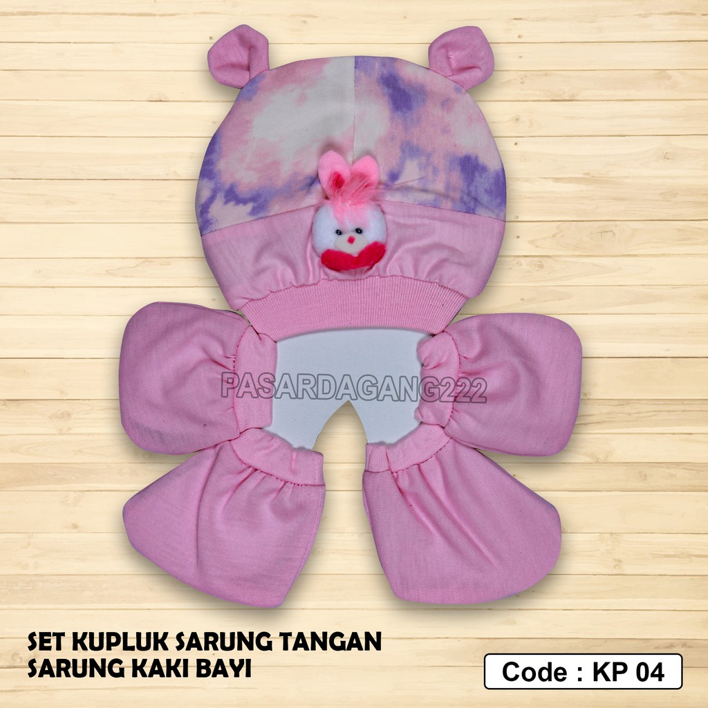 TOPI KUPLUK BAYI SET 3IN 1 KP04