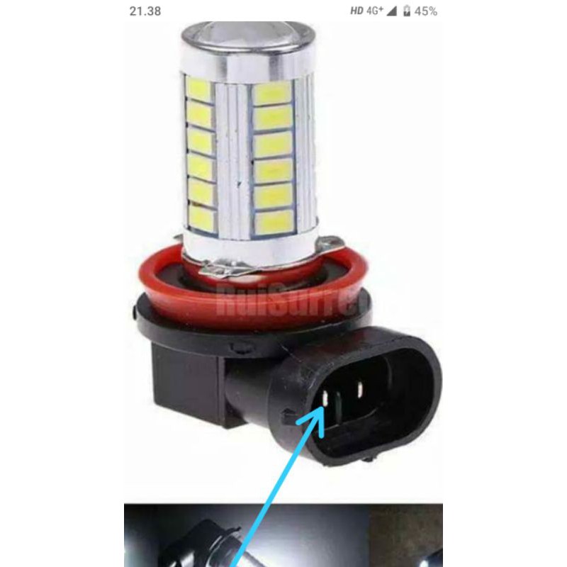 Lampu foglamp LED h11