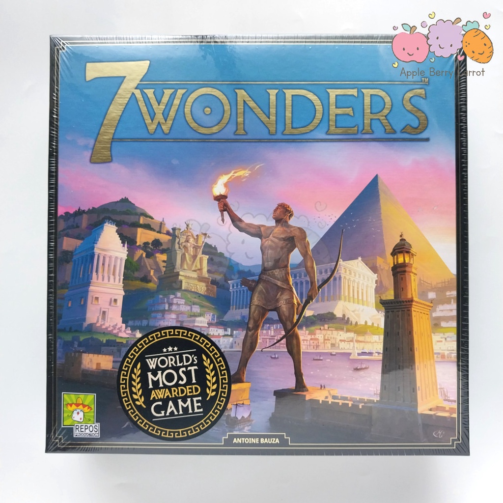 Jual 7 Wonders Boardgame 10+ Years 30 Min 7wonders Wonder Board Game ...