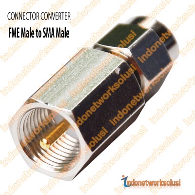 KONEKTOR CONNECTOR CONVERTER FME M (MALE) to SMA M (MALE)