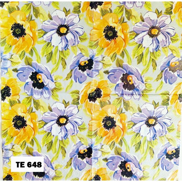 TISU NAPKIN DECOUPAGE EROPAH 33X33 CM TE  648 TTS