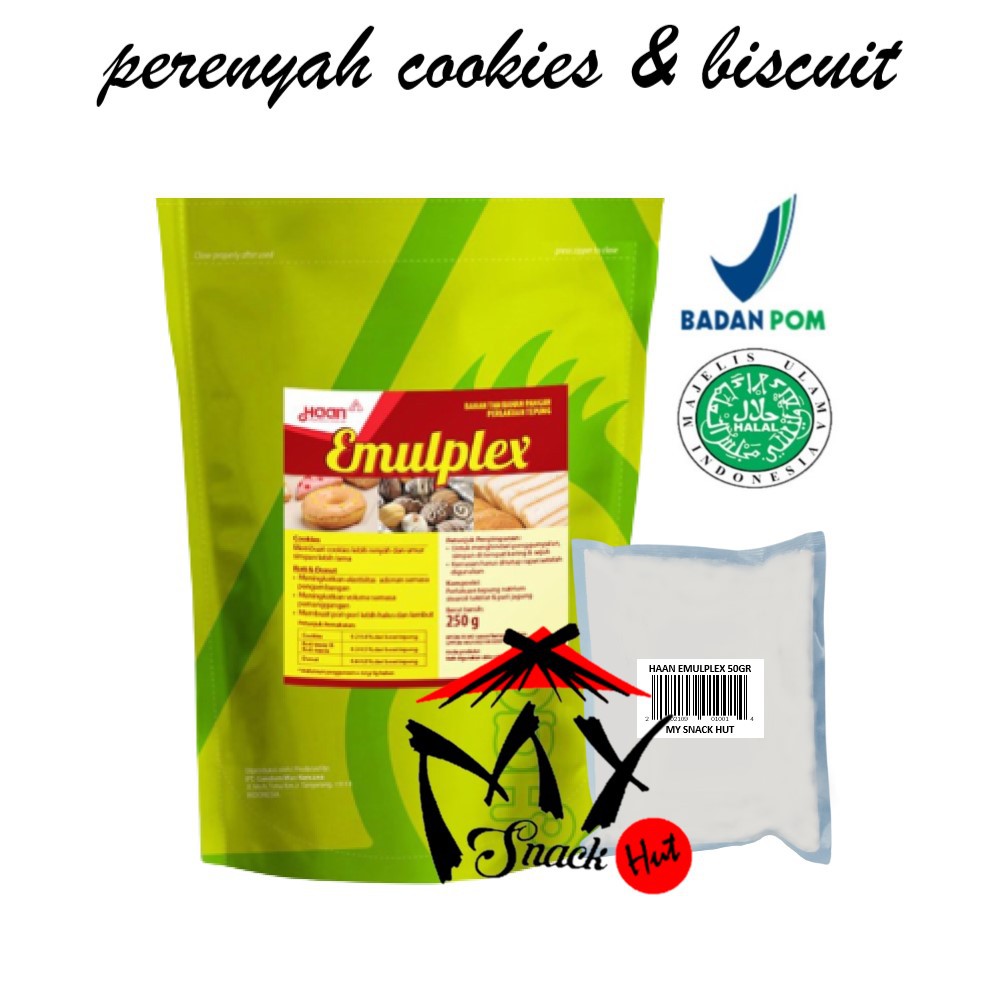 HAAN EMULPLEX 50GR - HAN EMPLEK EMPLEX EMULPLEK PERENYAH KUE KERING COOKIES CRUST SOFTENER HALAL MUI