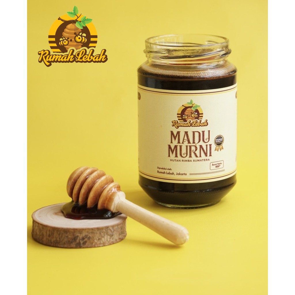 

Madu Murni Rumah Lebah 400 gr. 100 % asli alami organik