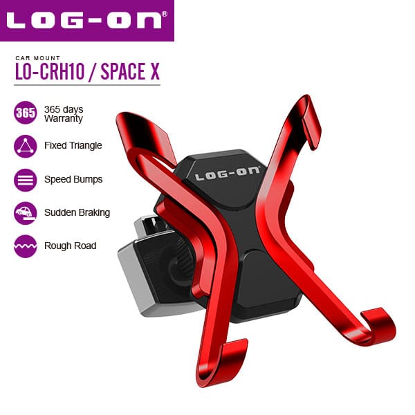 MINIGO NEW CAR HOLDER LOGON SPACE-X LO CRH-10 HOT SALE HOLDER MOBIL DI AC AIR VENT MOBIL