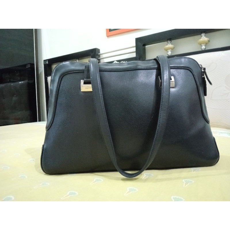 SALE Esquire Tote Bag Size Medium. Tote bag vintage. Tote bag kulit asli ❤️