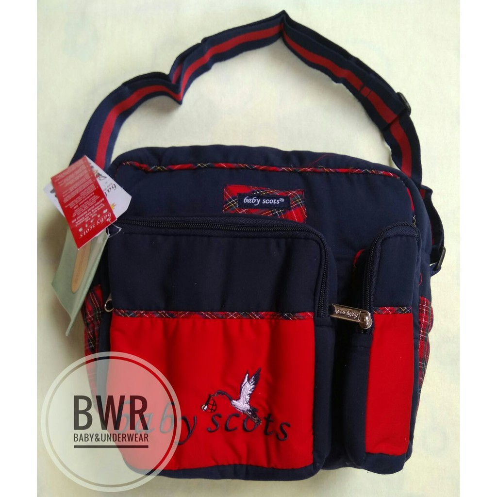 Tas Baby Scots MEDIUM | Diapers Bag ISMB015 Perlengkapan Bayi Baby Scots Reguler - Bwr