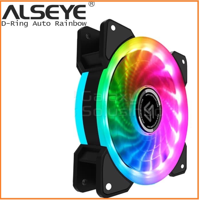 D-Ringer ALSEYE Dringer Auto RGB LED Fan Casing 12cm Case Fan