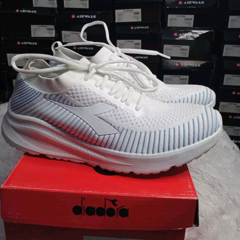 Diadora ALBA Sepatu Original Wanita Putih Biru