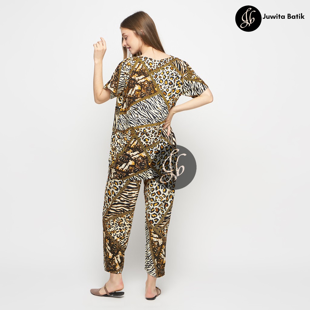 Juwita Batik - Setelan Wanita Macan - Setelan Baju Tidur Wanita Santai