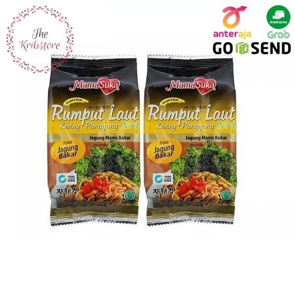 

MAMASUKA Mama Suka Rumput Laut Nor Rasa Jagung Bakar 4,5 gr x 2 - Pack