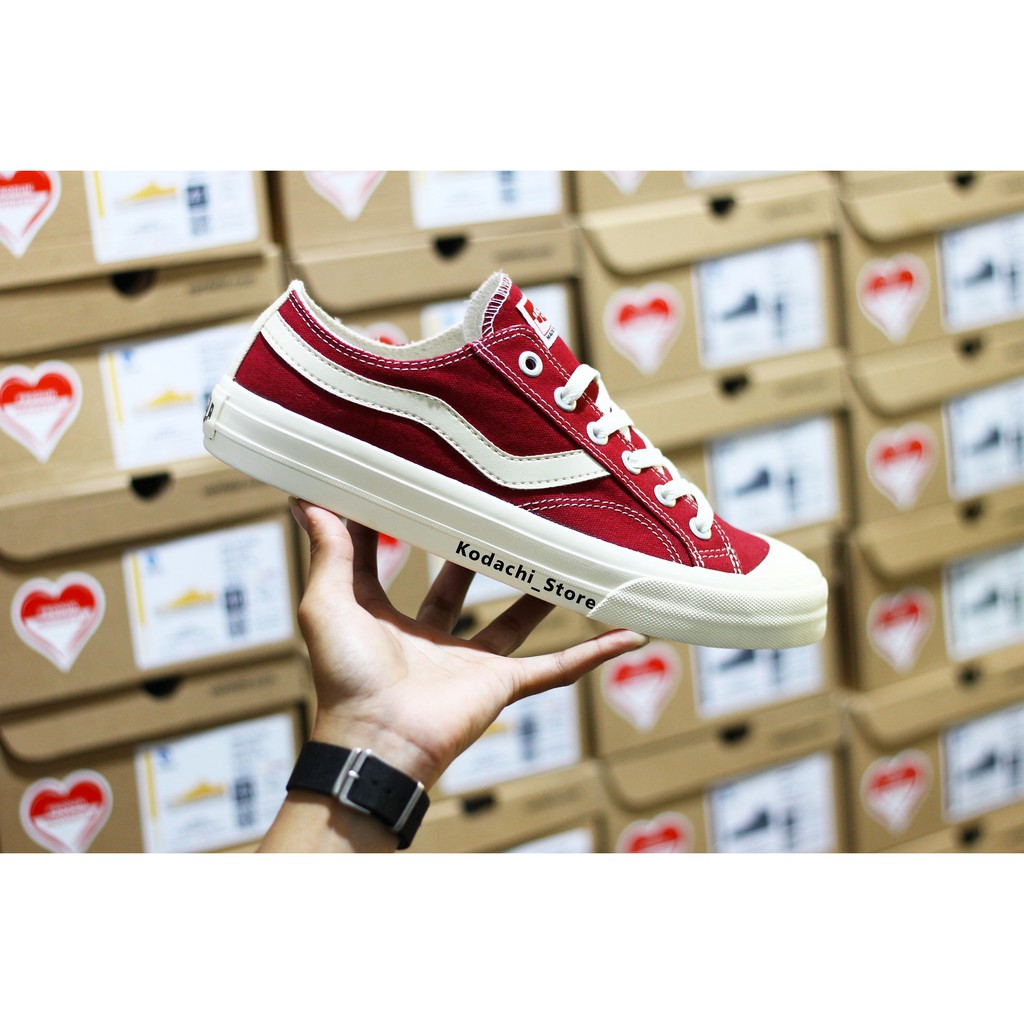  Sepatu  Ventela  Public Low  Maroon Ventela  Shoes Original 