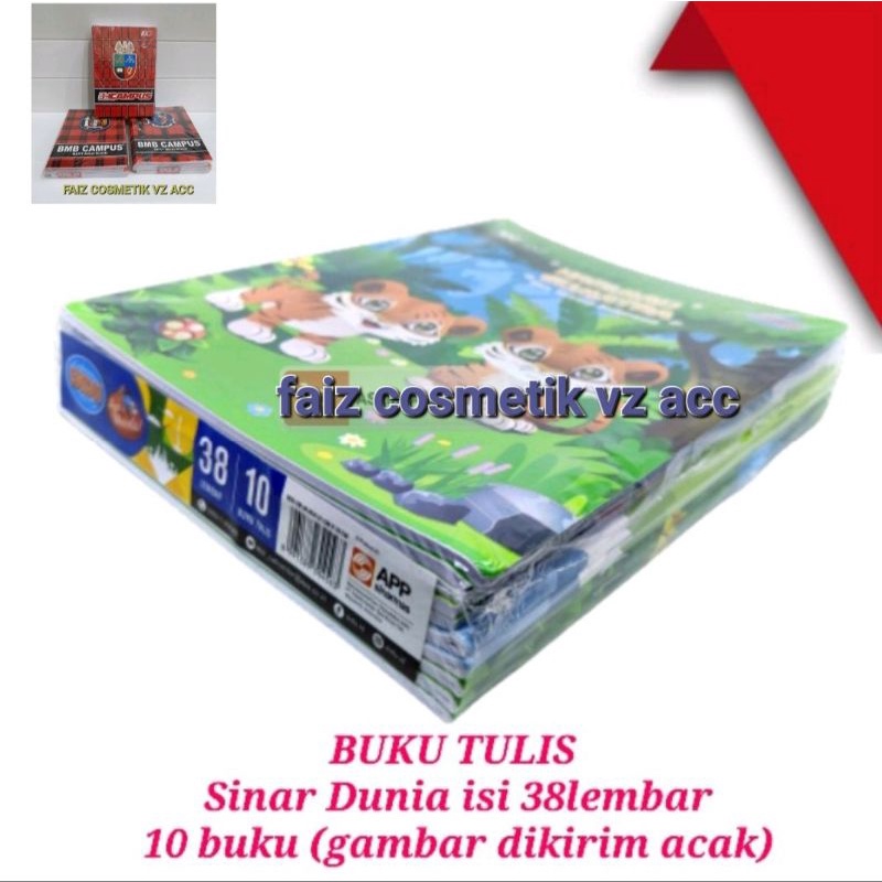 

Buku Tulis Sidu 38 lembar Sinar dunia 10buku