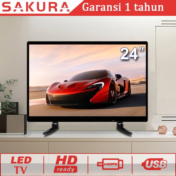 Spesial Sakura TV LED 24 inch tv murah HD Televisi Model TCLG-S24 Berkualitas
