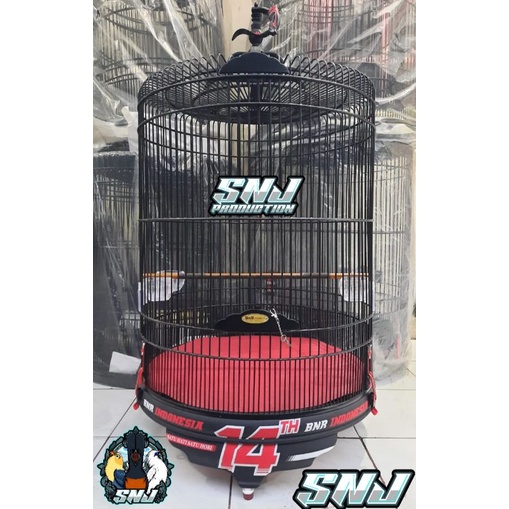 Sangkar Murai BnR PVC Decal 14 Tahun Kandang Murai BnR PVC Decal
