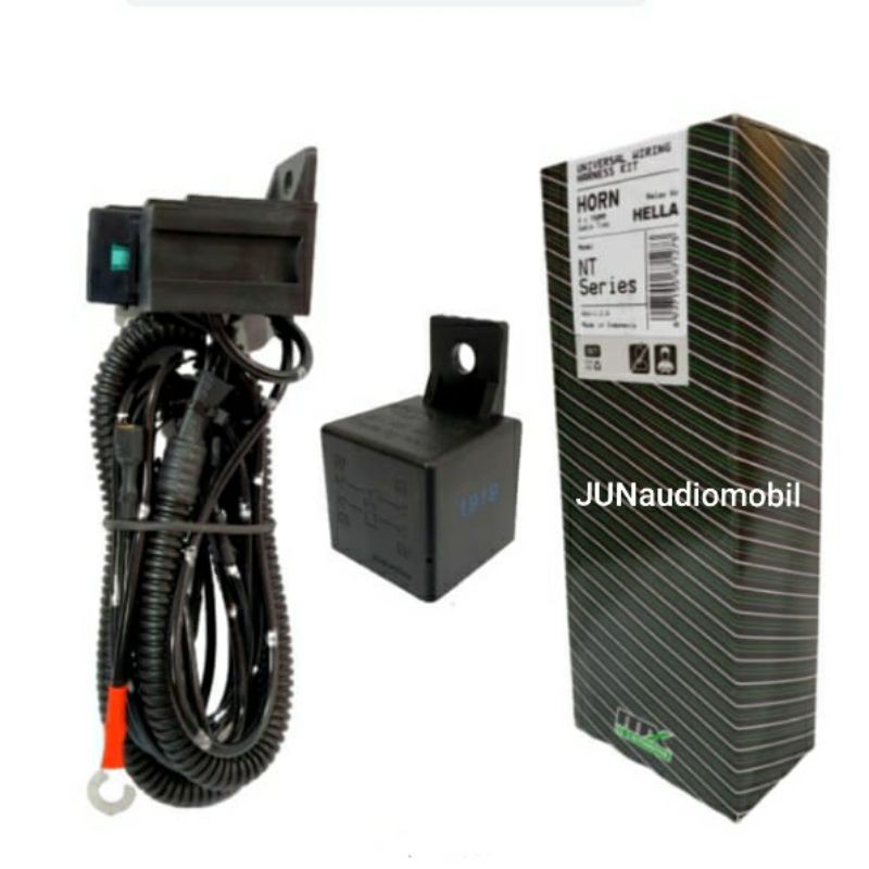Kabel Set Relay Klakson Relay HELLA Mobil Motor Universal