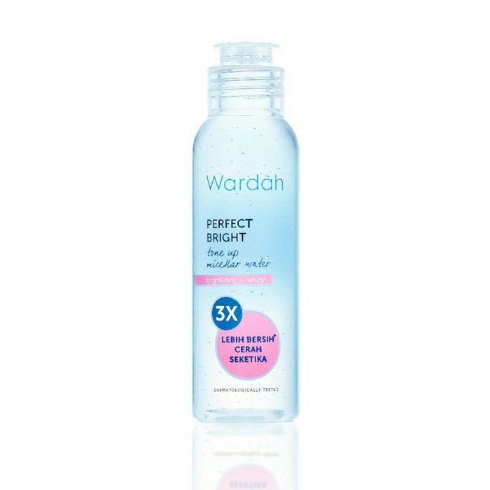 Wardah Perfect Bright Tone Up Micellar Water Brightening + Refresh