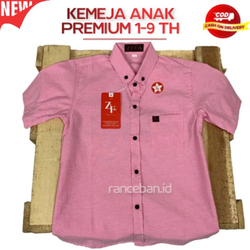 Baju Hem Anak Laki Laki Kemeja Anak Laki Laki Lengan Pendek Hem Anak Cowok Polos Baju Atasan Anak La