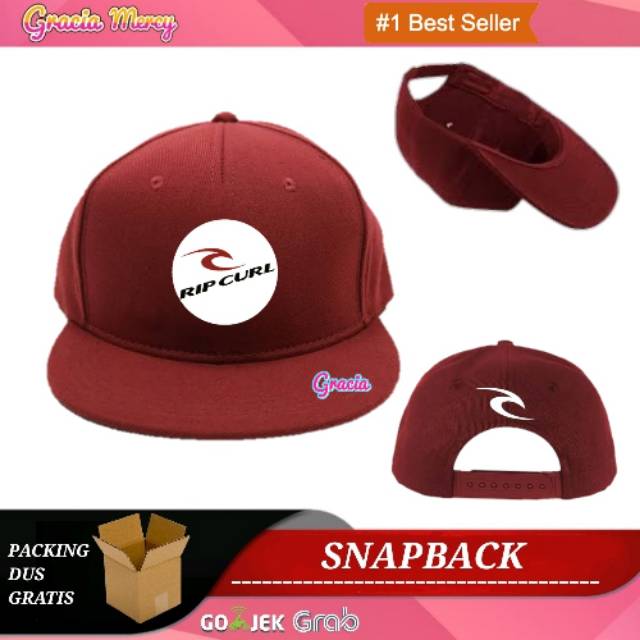 TOPI SNAPBACK MAROON RIPCURL