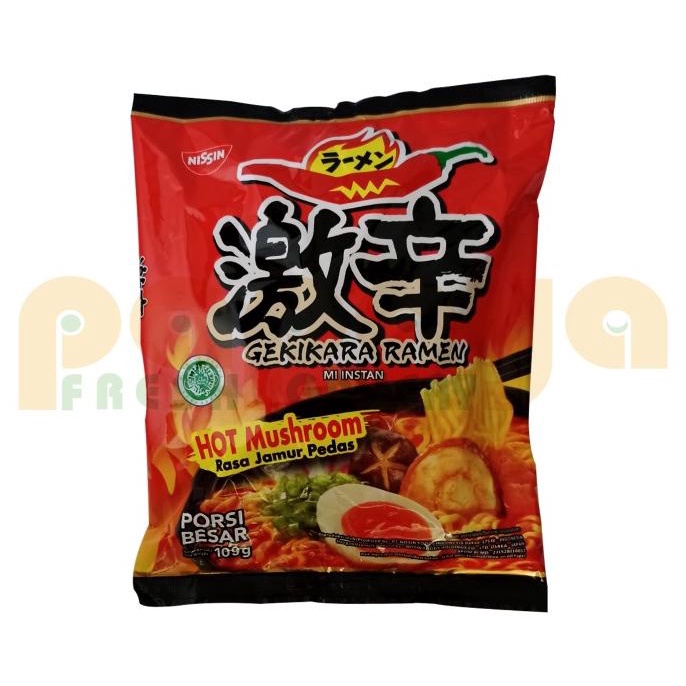 

^^^^^] NISSIN GEKIKARA RAMEN HOT MUSHROOM 109 GR