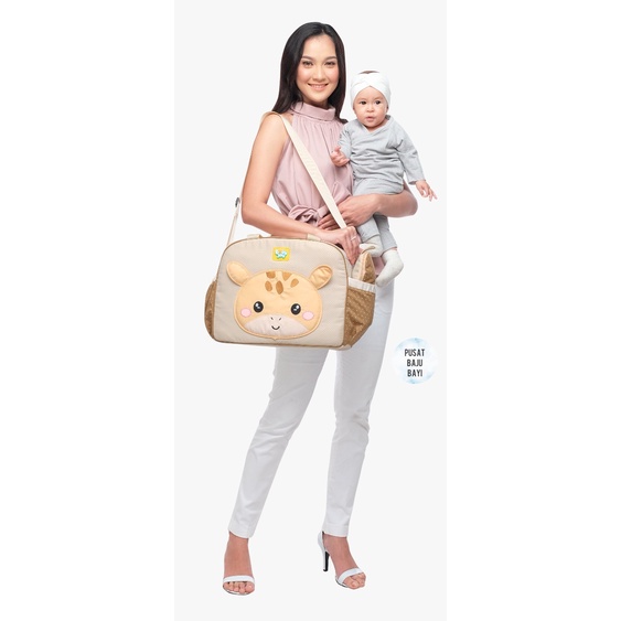 Tas Bayi Besar + Tbs GIRAFFE SERIES BJT1044 BABY JOY / Tas Bayi Medium GIRAFFE SERIES BJT1043 /  Tas Bayi Kecil GIRAFFE SERIES BJT1042 merk BABY JOY