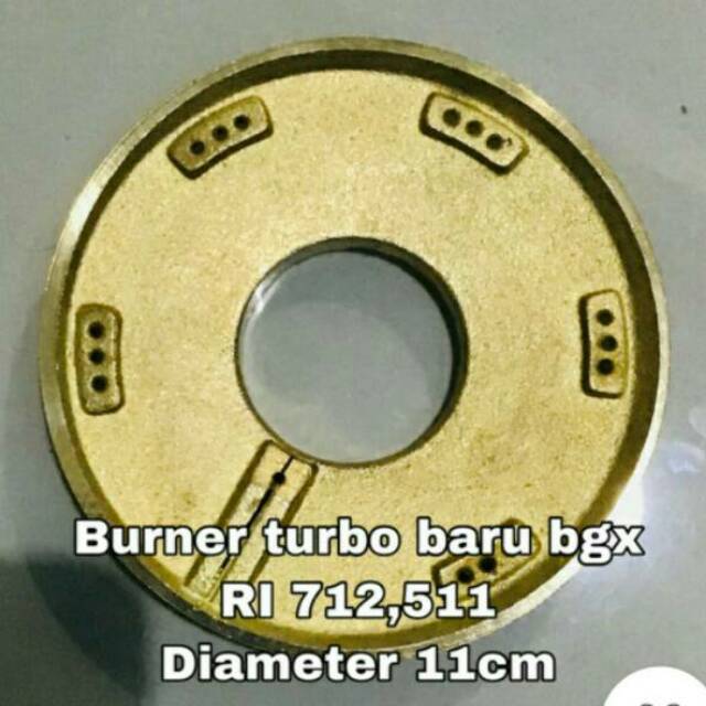 Burner  Rinnai TURBO tipe RI-511T, RI-602BGX, RI-712T