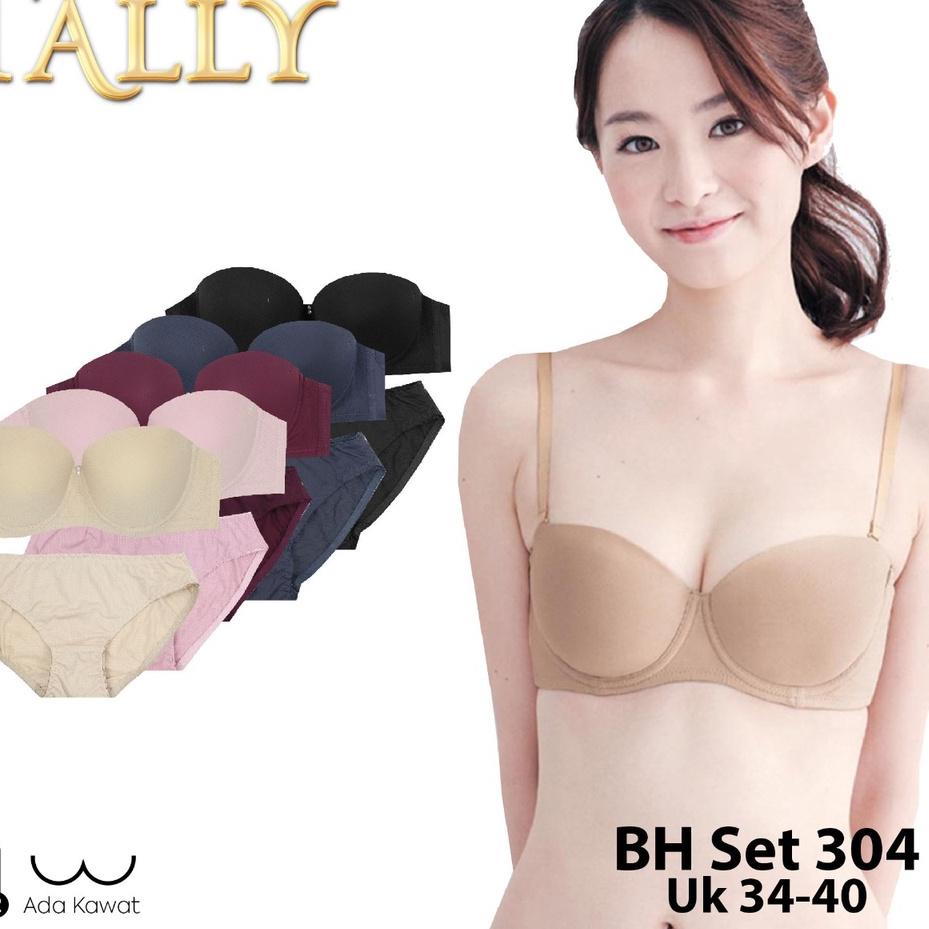 Harga Tally Bra Set Ada Kawat Bahan Stretch Busa Tipis Cup B Terbaru Maret  2024