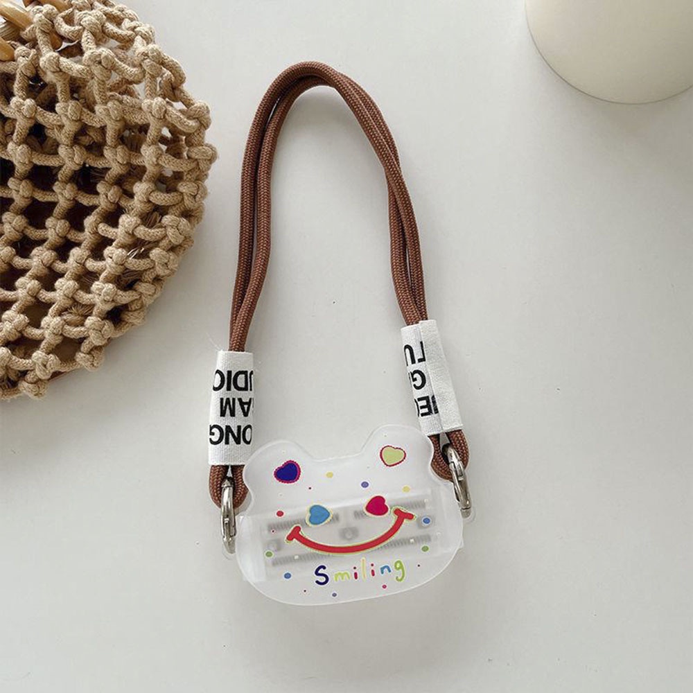 Tali Lanyard Leher Ponsel Motif Kartun Untuk Aksesoris Wanita