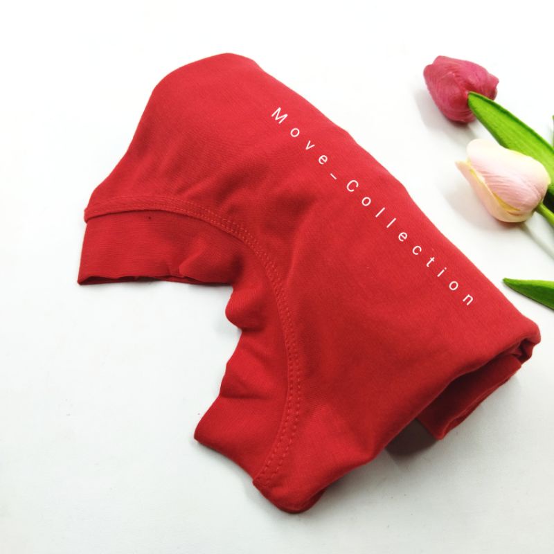 Baju Manset Kaos  standar dan jumbo-merah