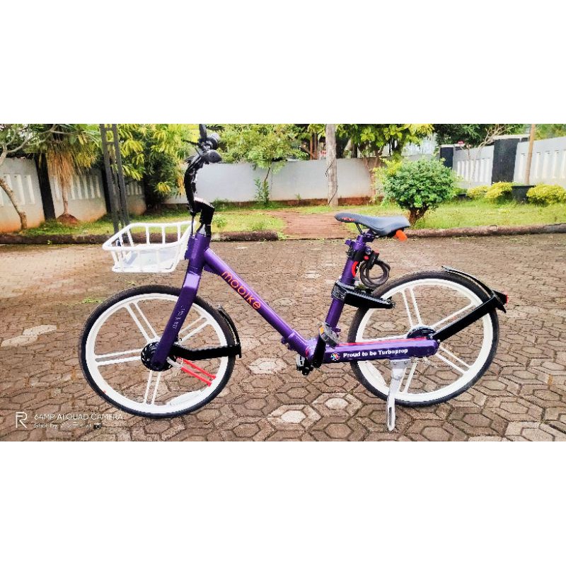 sepeda Mobike ex singapore gardan tanpa rantai repain lengkap full ori sperpatnya (langka)