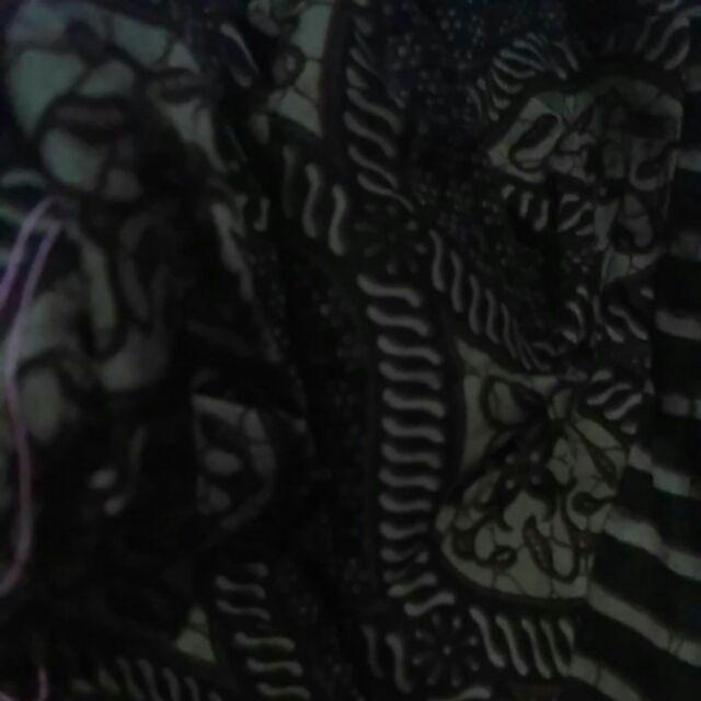 [terlaris] Tunik Batik Tunic Marshanda Genes Sogan Lawasan Lengan Kerut