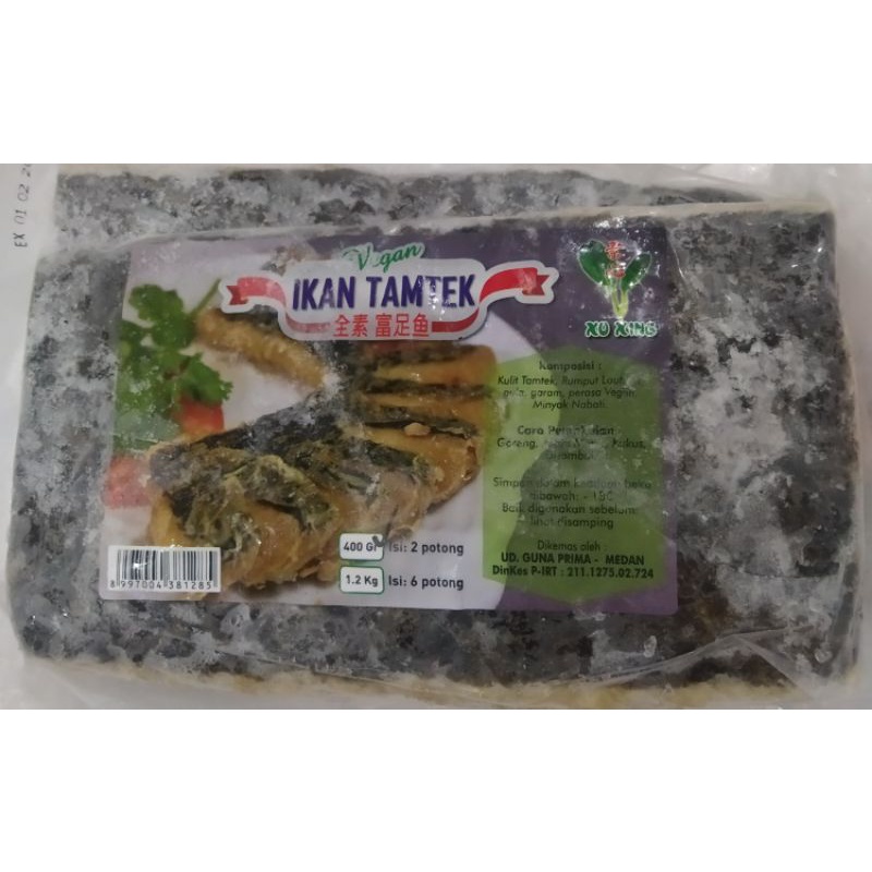 

ikan tamtek vegetarian 2pcs / frozen food vegetarian