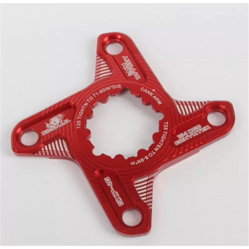 Adaptor Crank Gxp TO Chainring BCD 104 Adapter Spider Crank Merah