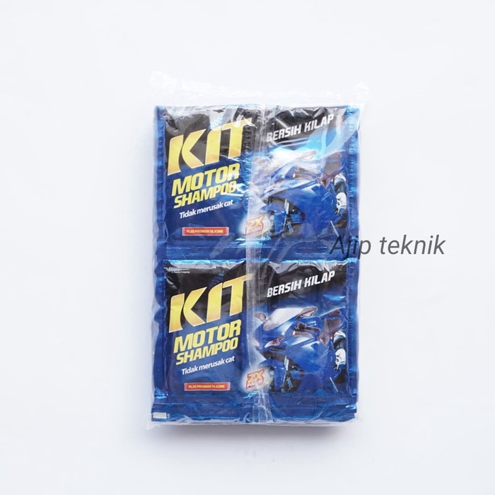 Kit Shampoo Motor 15ML untuk Cuci Motor (isi 24 Sachet)