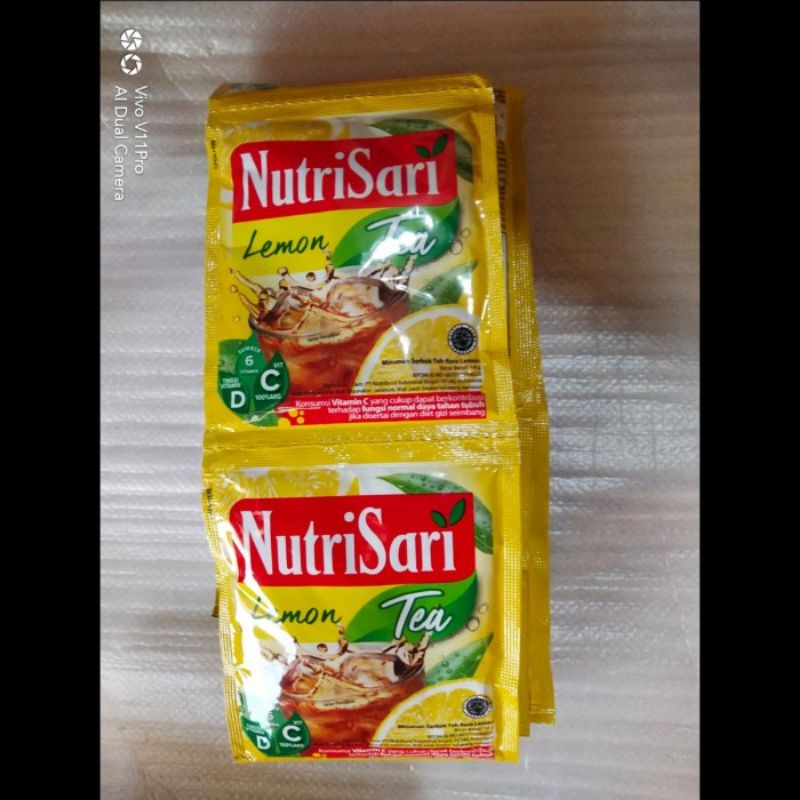 

NUTRISARI LEMON TEA ISI 10 SACHET AYES TOSERBA