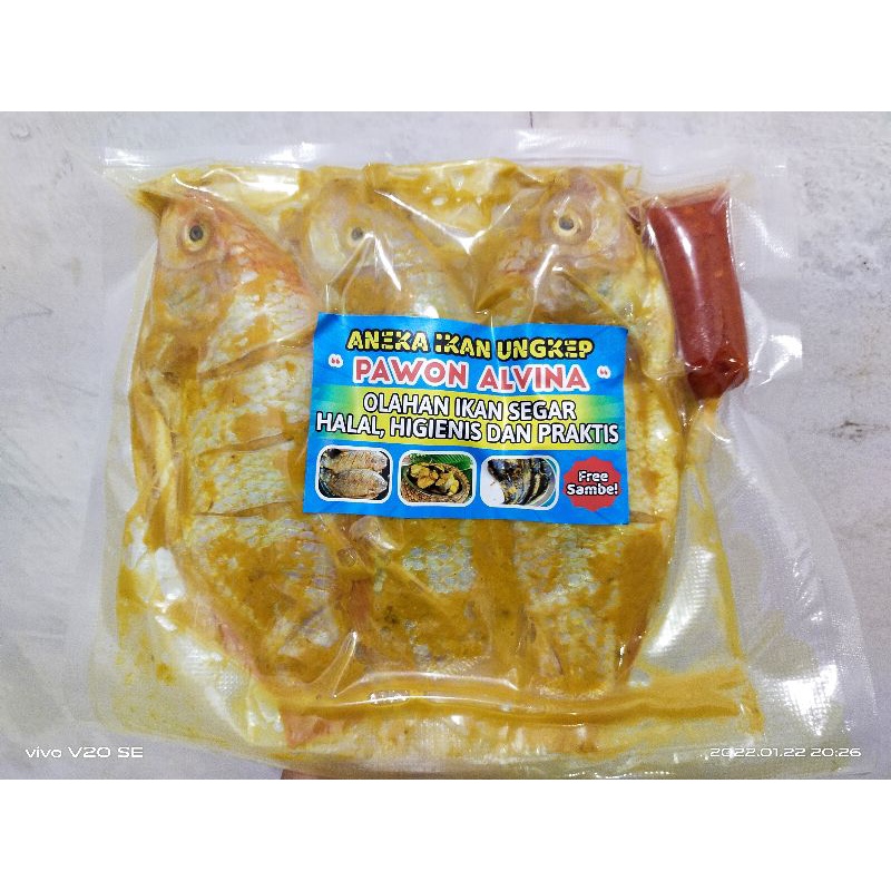 

Ikan Nila Bumbu Ungkep Free Sambel