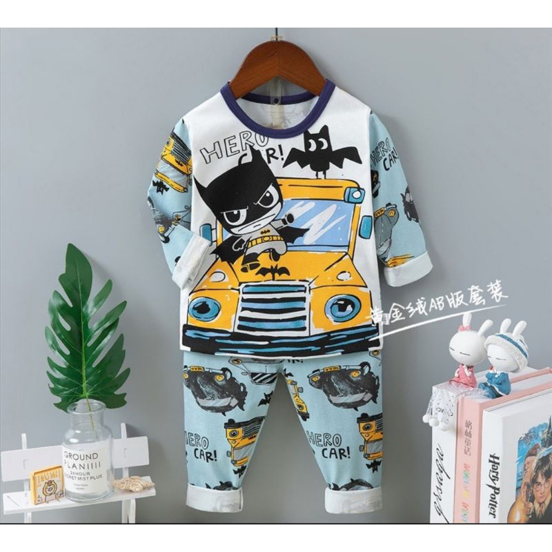 Grosir piyama kubao 6 setel