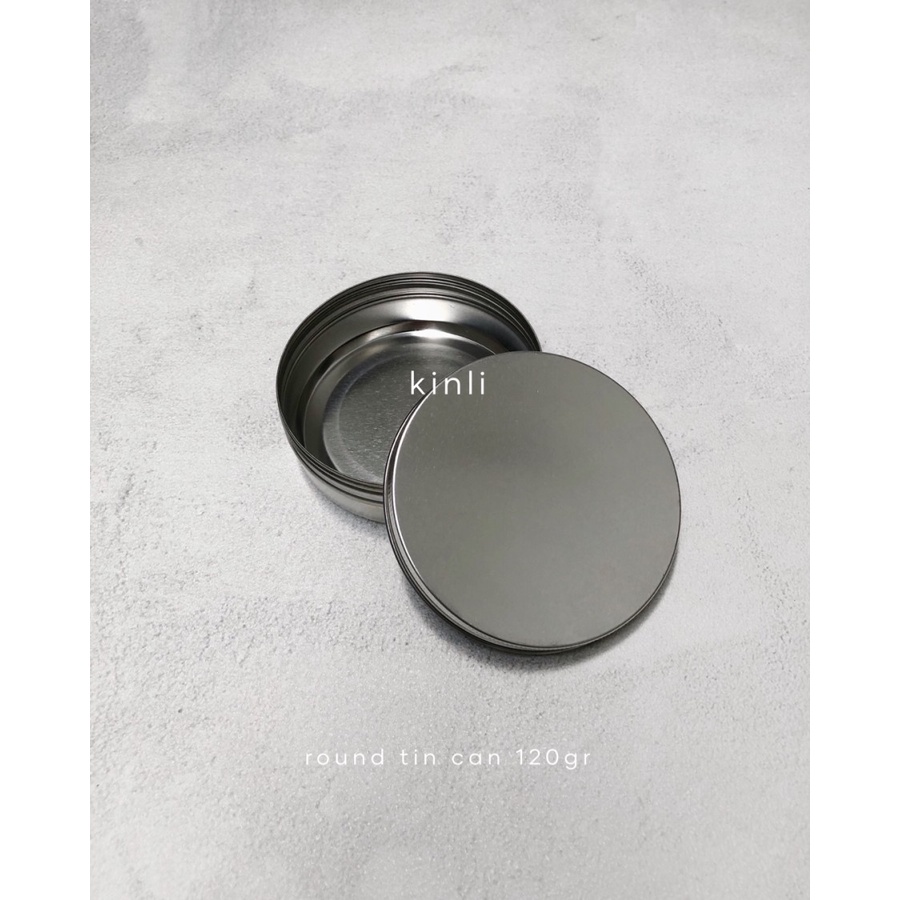 round tin cans alumunium jar 100ml food grade travel tin soap box leak proof