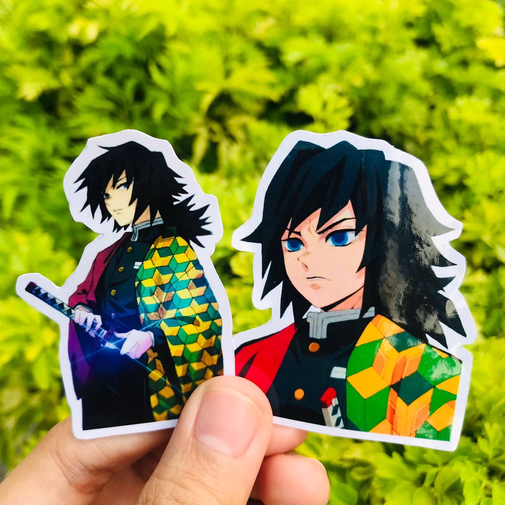 

Stiker Giyu Tomioka Karakter Anime Demon Slayer Kimetsu No Yaiba KNY Kang Santuy Husbu Sticker