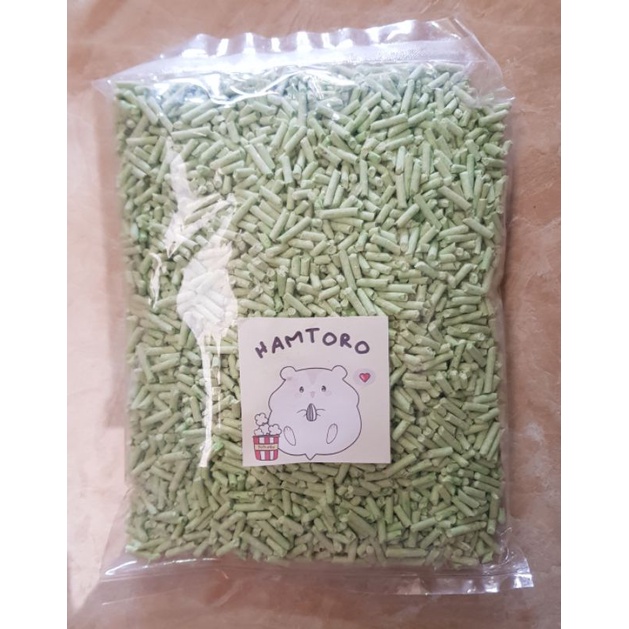 Clumpet Bedding 500gr Alas Kandang Hamster Soya-Green Tea