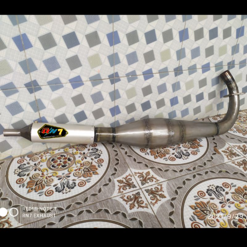 Knalpot Fiz R - Satria 2tak 3v3 Kolong Garing Gemrincing dan Bertenaga