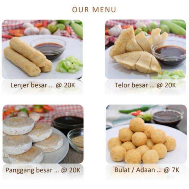 

Paket Veny: lenjer 5, telor 4, adaan 5