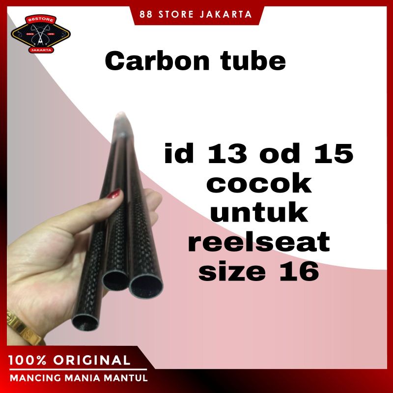 88storejakarta Carbon tube carbon 3k 16mm