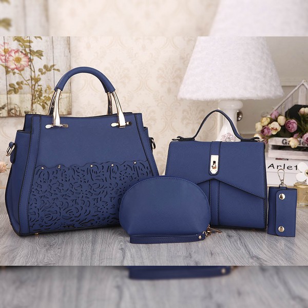 BESTSELLER SQ2397 TAS  PAKET WANITA  4IN1TAS IMPORT MURAH 