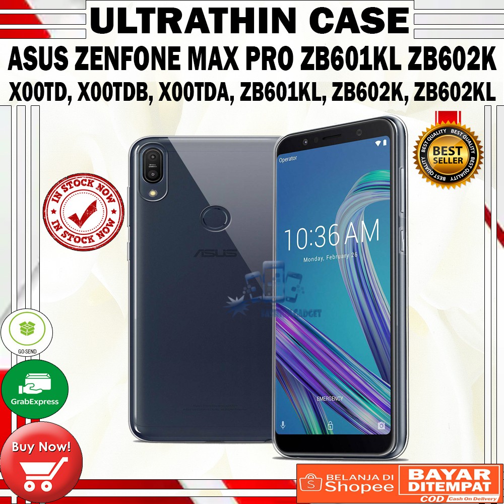 Ultrathin Asus Zenfone Max Pro M1 ZB601KL ZB602KL X00TD Ultra Thin / Silikon / Case Transparant / Casing Asus Zenfone