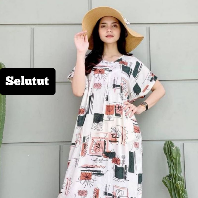 Daster Panjang Selutut Busui Kekinian Non RuffleAFERO-DSTR SLTUT (ORCHID)