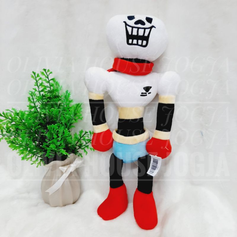Boneka Papyrus Sans Undertale Boneka Sans Undertale Papyrus Merah Boneka Red Skull Sans