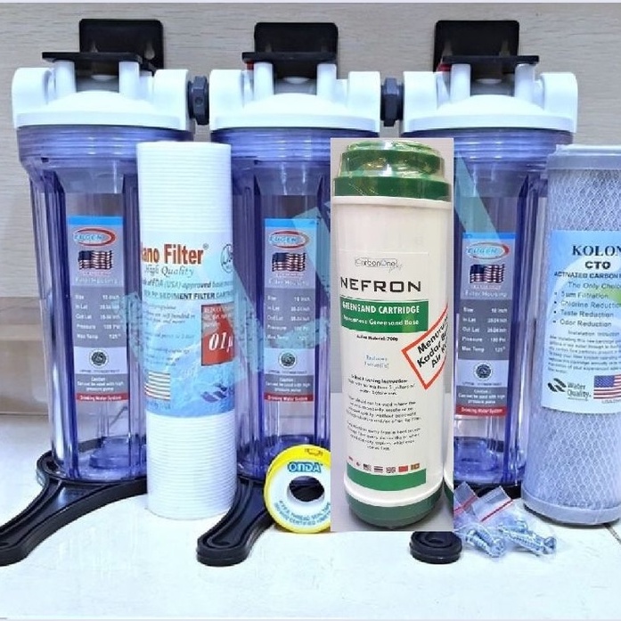 FILTER AIR PENYARING AIR PENJERNIH AIR 3 TAHAP UNTUK AIR BERBAU BERKAPUR BERKARAT DAN BERLUMPUR